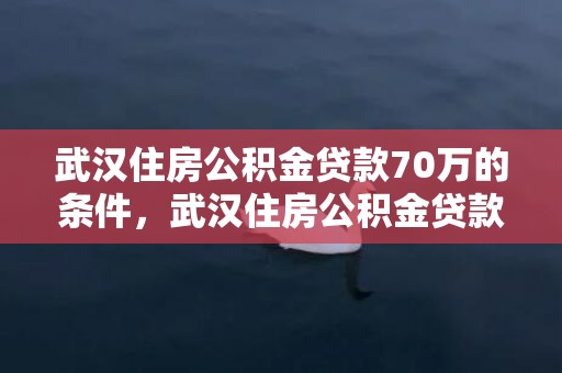 武汉住房公积金贷款70万的条件，武汉住房公积金贷款年限和利率2023