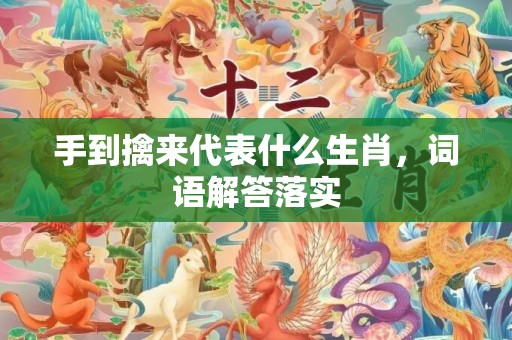 手到擒来代表什么生肖，词语解答落实