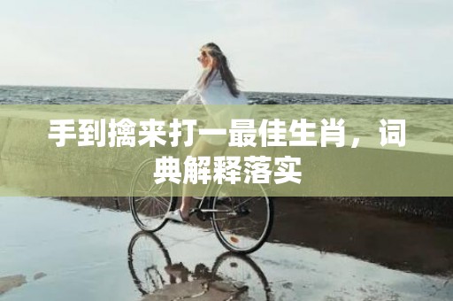 手到擒来打一最佳生肖，词典解释落实