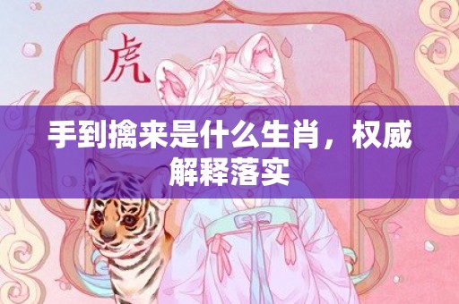 手到擒来是什么生肖，权威解释落实