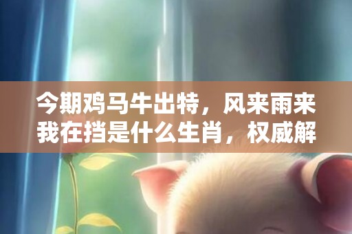 今期鸡马牛出特，风来雨来我在挡是什么生肖，权威解释落实