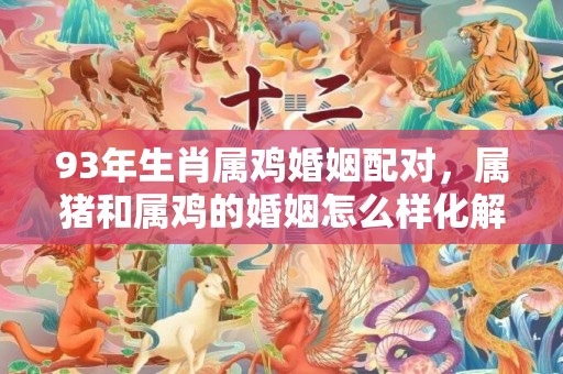 93年生肖属鸡婚姻配对，属猪和属鸡的婚姻怎么样化解