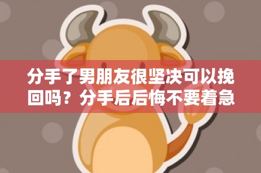 分手了男朋友很坚决可以挽回吗？分手后后悔不要着急恢复