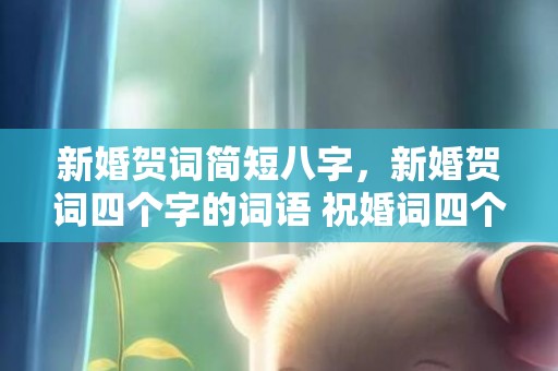 新婚贺词简短八字，新婚贺词四个字的词语 祝婚词四个字
