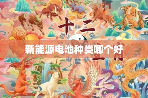 新能源电池种类哪个好