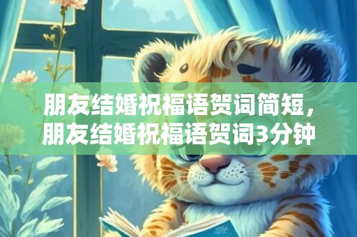 朋友结婚祝福语贺词简短，朋友结婚祝福语贺词3分钟内容简短精辟一点的话