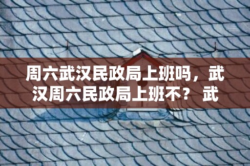 周六武汉民政局上班吗，武汉周六民政局上班不？ 武汉洪山区民政局周末上班吗