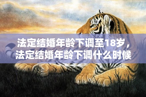法定结婚年龄下调至18岁，法定结婚年龄下调什么时候开始施行