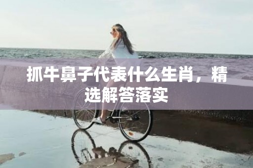 抓牛鼻子代表什么生肖，精选解答落实