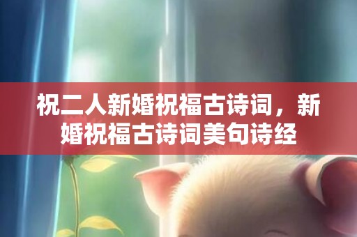 祝二人新婚祝福古诗词，新婚祝福古诗词美句诗经