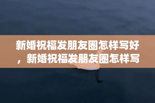 新婚祝福发朋友圈怎样写好，新婚祝福发朋友圈怎样写好(有创意的新婚祝福语)