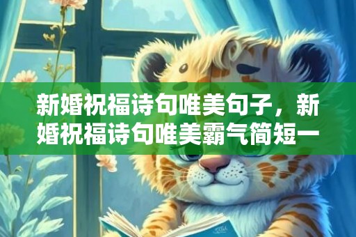 新婚祝福诗句唯美句子，新婚祝福诗句唯美霸气简短一点