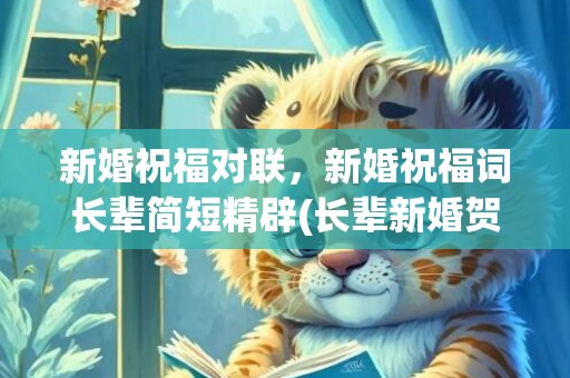 新婚祝福对联，新婚祝福词长辈简短精辟(长辈新婚贺语短句)