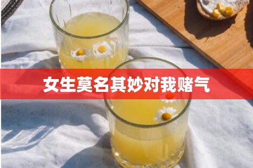 女生莫名其妙对我赌气