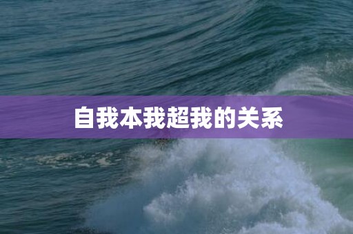 自我本我超我的关系