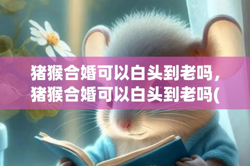 猪猴合婚可以白头到老吗，猪猴合婚可以白头到老吗(猪猴有白头到老的夫妻吗)
