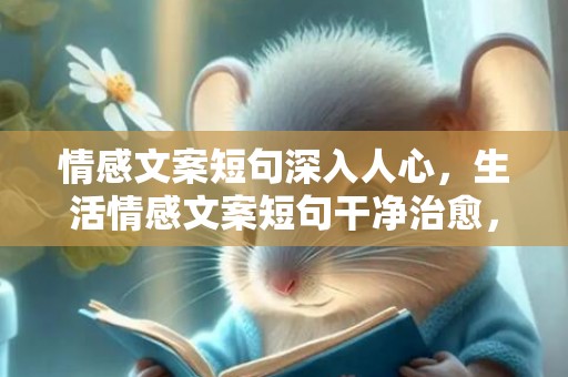 情感文案短句深入人心，生活情感文案短句干净治愈，高级伤感emo文案短句