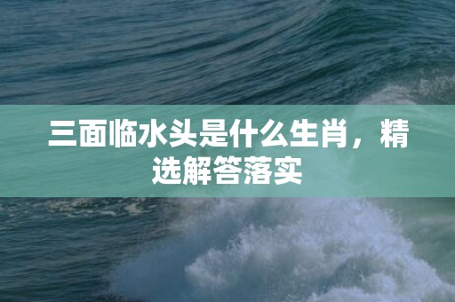 三面临水头是什么生肖，精选解答落实