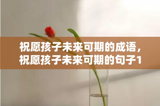 祝愿孩子未来可期的成语，祝愿孩子未来可期的句子100字怎么写，对孩子美好祝愿的简短句子