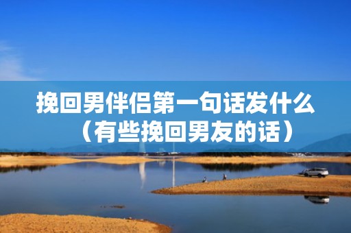 挽回男伴侣第一句话发什么（有些挽回男友的话）