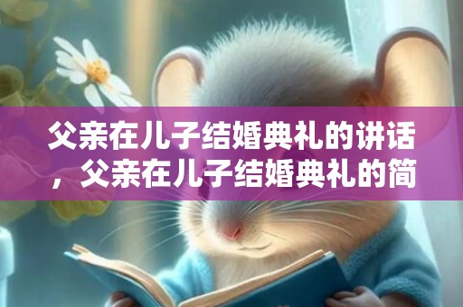 父亲在儿子结婚典礼的讲话，父亲在儿子结婚典礼的简短致辞年未岁尾