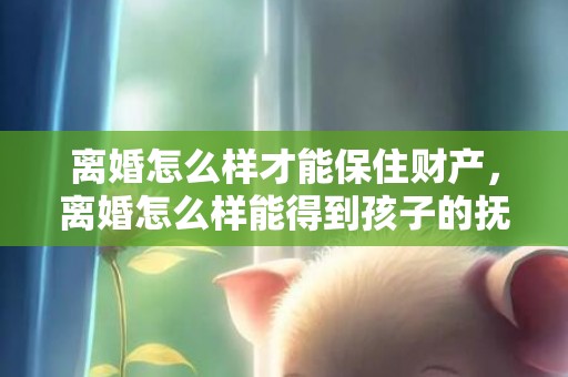 离婚怎么样才能保住财产，离婚怎么样能得到孩子的抚养权