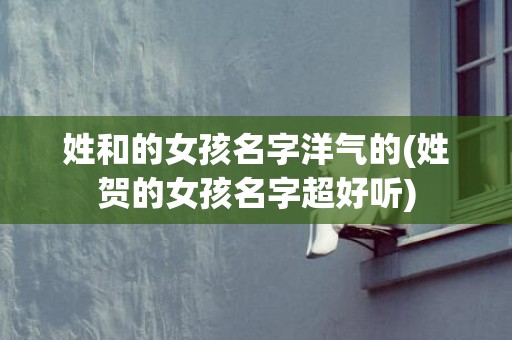 姓和的女孩名字洋气的(姓贺的女孩名字超好听)