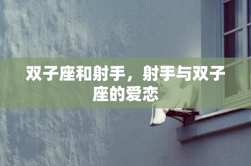 双子座和射手，射手与双子座的爱恋