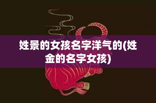 姓景的女孩名字洋气的(姓金的名字女孩)