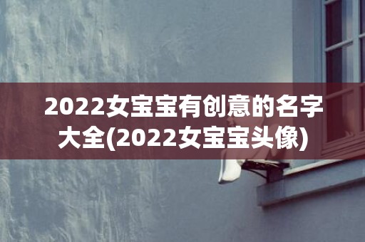 2022女宝宝有创意的名字大全(2022女宝宝头像)