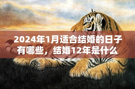 2024年1月适合结婚的日子有哪些，结婚12年是什么婚送什么礼物好呢