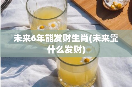 未来6年能发财生肖(未来靠什么发财)