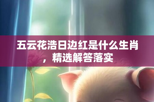 五云花浩日边红是什么生肖，精选解答落实