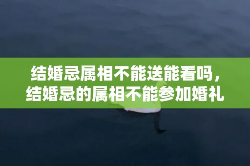 结婚忌属相不能送能看吗，结婚忌的属相不能参加婚礼吗 送亲迎亲不出现