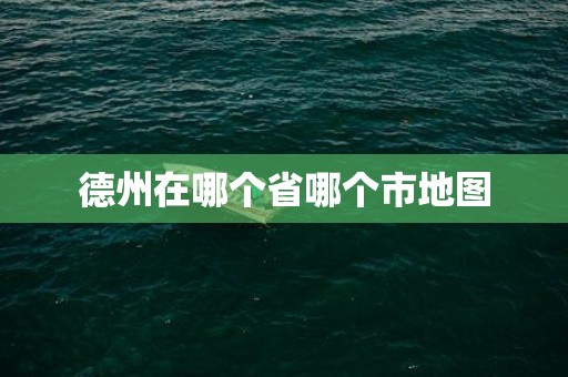 德州在哪个省哪个市地图