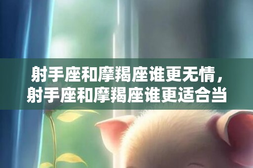 射手座和摩羯座谁更无情，射手座和摩羯座谁更适合当男朋友