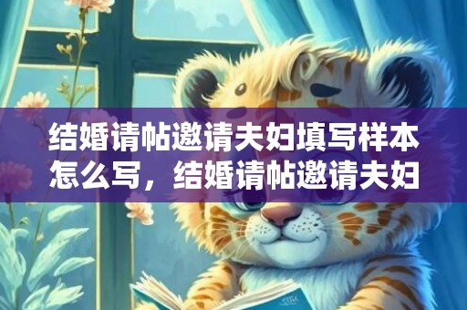 结婚请帖邀请夫妇填写样本怎么写，结婚请帖邀请夫妇怎么写