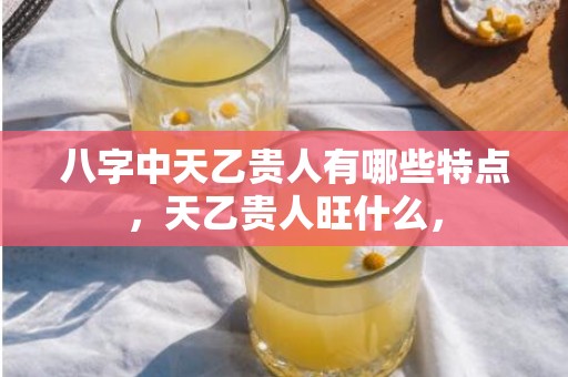 八字中天乙贵人有哪些特点，天乙贵人旺什么，