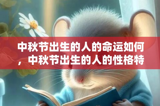 中秋节出生的人的命运如何，中秋节出生的人的性格特征