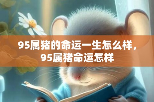 95属猪的命运一生怎么样，95属猪命运怎样