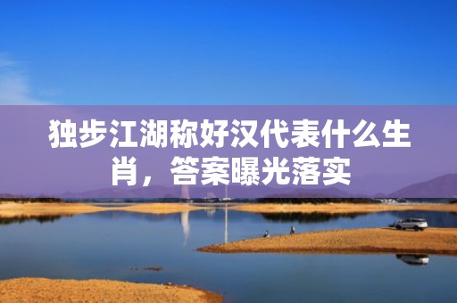 独步江湖称好汉代表什么生肖，答案曝光落实
