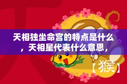 天相独坐命宫的特点是什么，天相星代表什么意思，