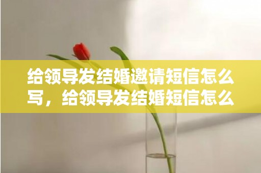 给领导发结婚邀请短信怎么写，给领导发结婚短信怎么说话呢怎么回复