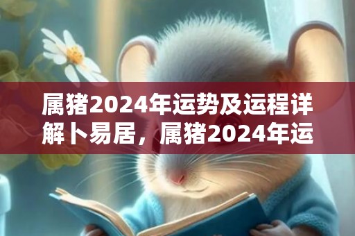 属猪2024年运势及运程详解卜易居，属猪2024年运势及运程详解