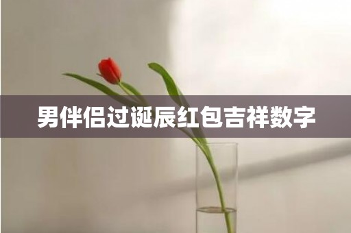 男伴侣过诞辰红包吉祥数字