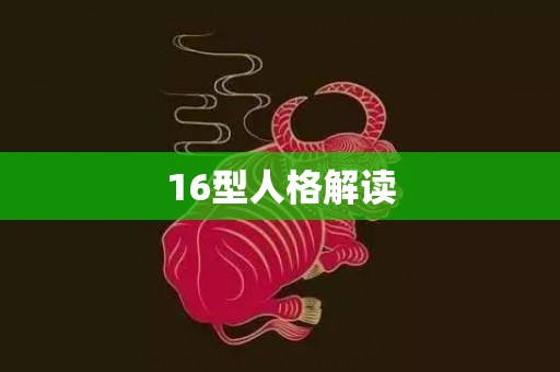 16型人格解读
