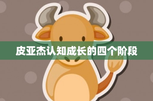 皮亚杰认知成长的四个阶段