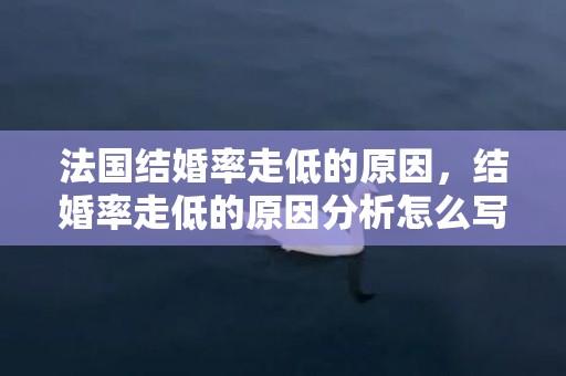 法国结婚率走低的原因，结婚率走低的原因分析怎么写好呢