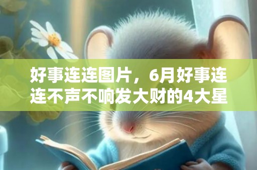 好事连连图片，6月好事连连不声不响发大财的4大星座