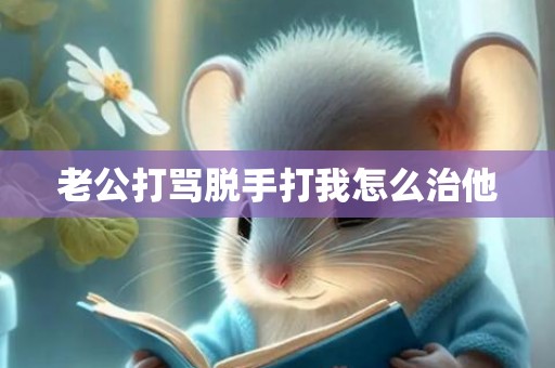 老公打骂脱手打我怎么治他